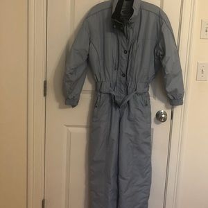One piece ski suit
